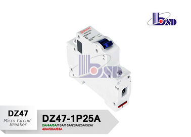 Professional 1 Pole Mini Circuit Breaker  / Fire - Resistant Trip Curve Circuit Breaker