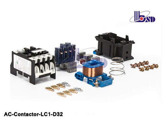 Safety Three Phase Magnetic Ac Contactor Rated Current Up To 95A CJX2-32